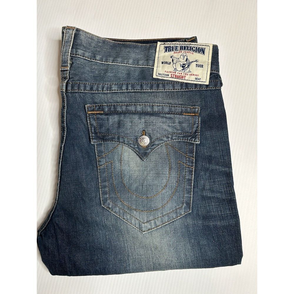 True Religion Men's Blue Jeans